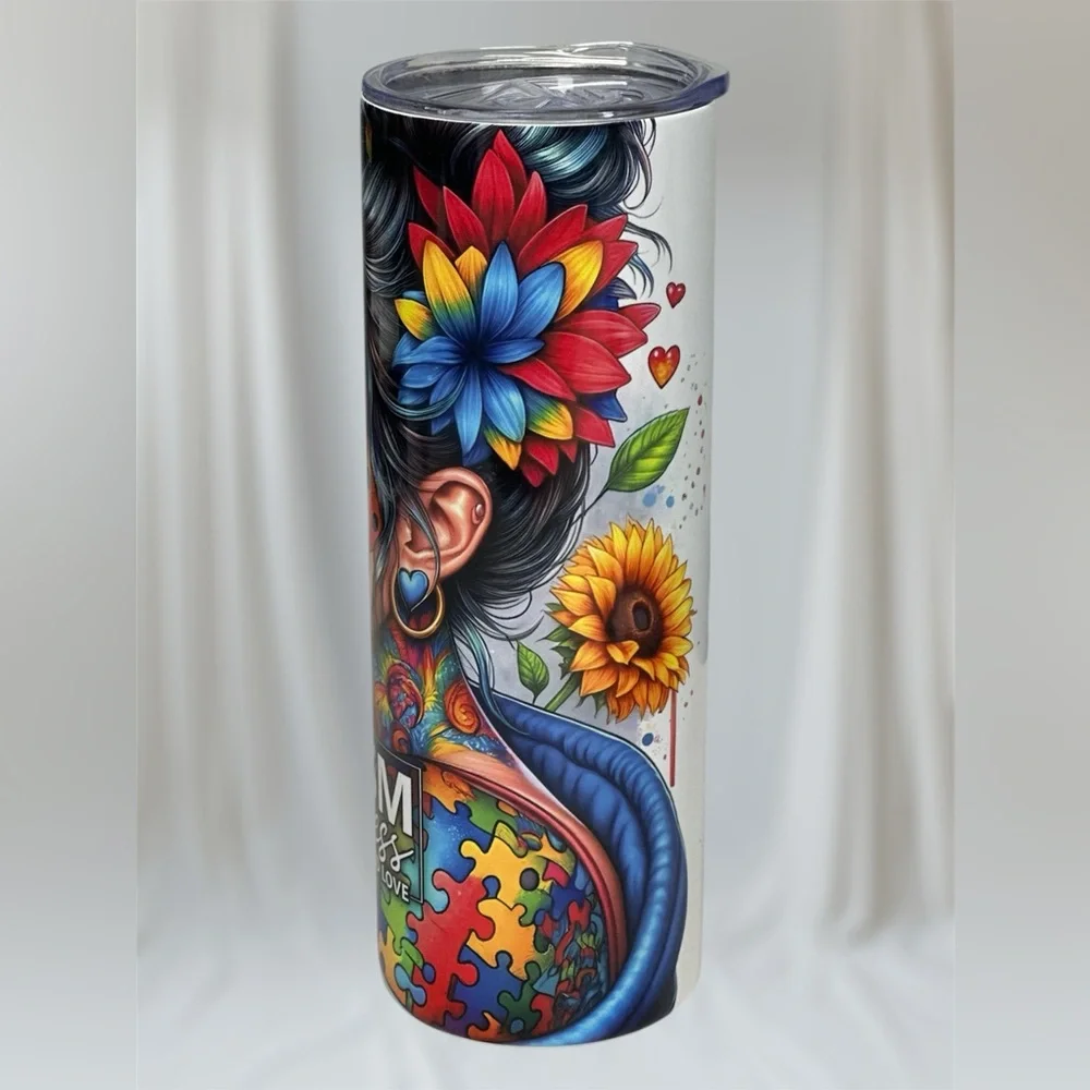 *NEW* Autism‎ Awareness 20 oz. Stainless Steel Tumbler